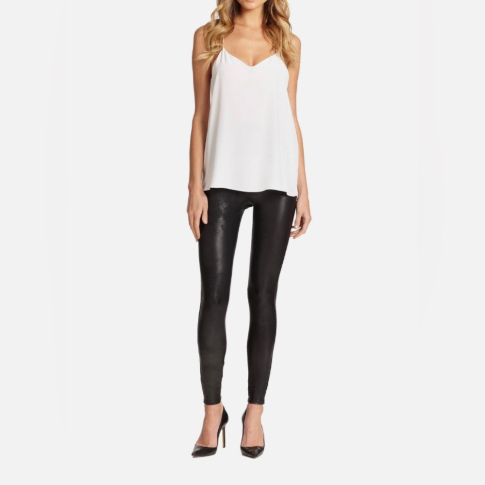 SPANX Faux Leather Leggings size Small